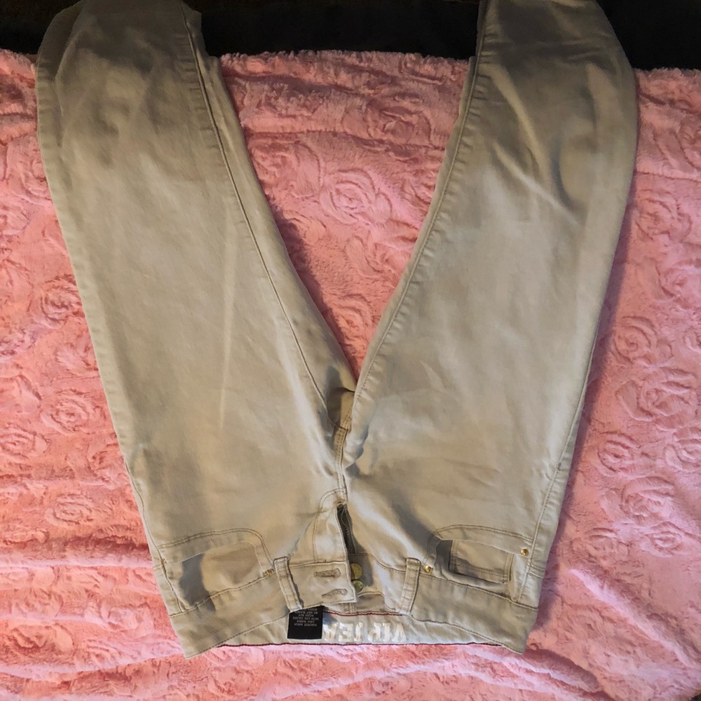 Stretchy khaki pants